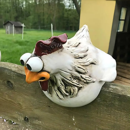 Backyard chicken decor