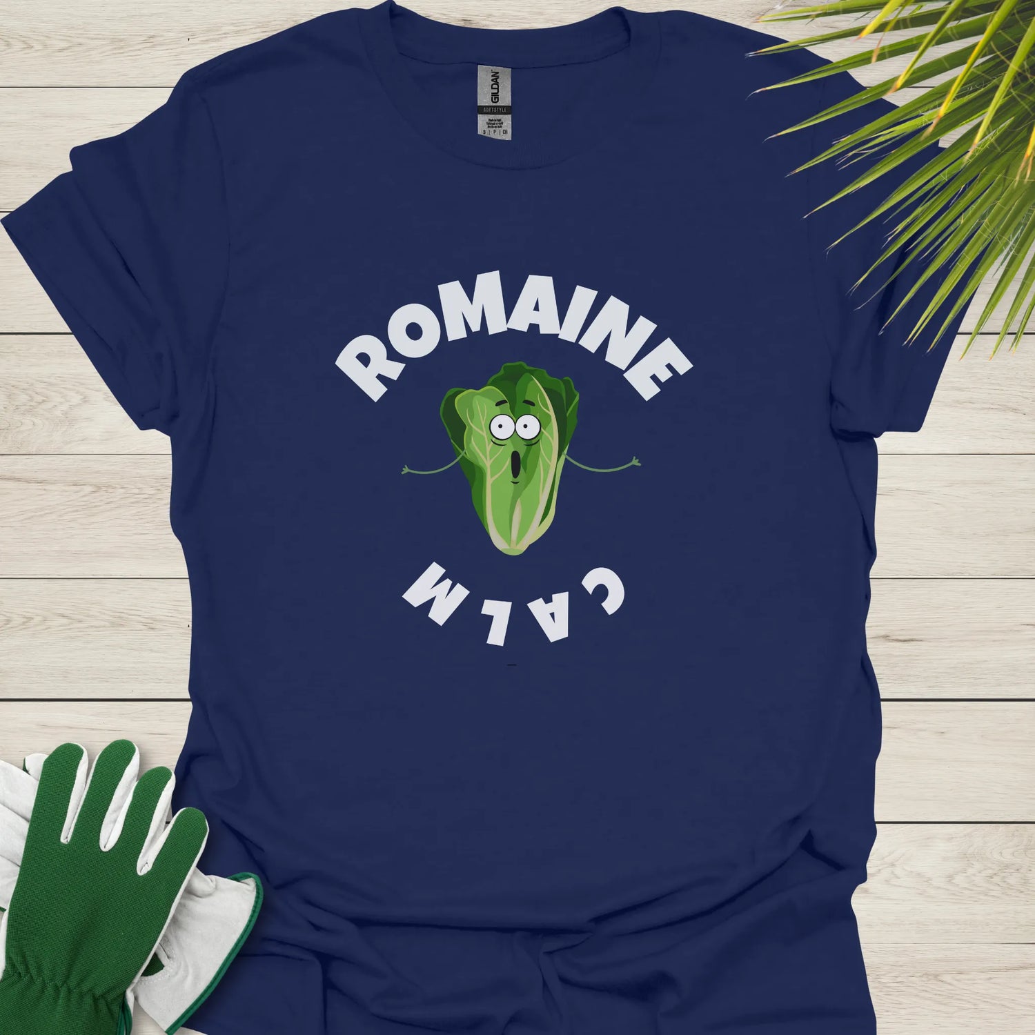 Romaine Calm – Funny Salad Lover T-Shirt for Gardeners and Foodies