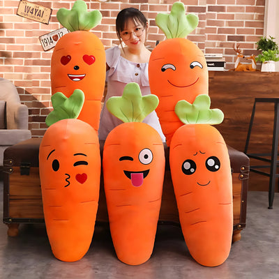 Soft carrot plush