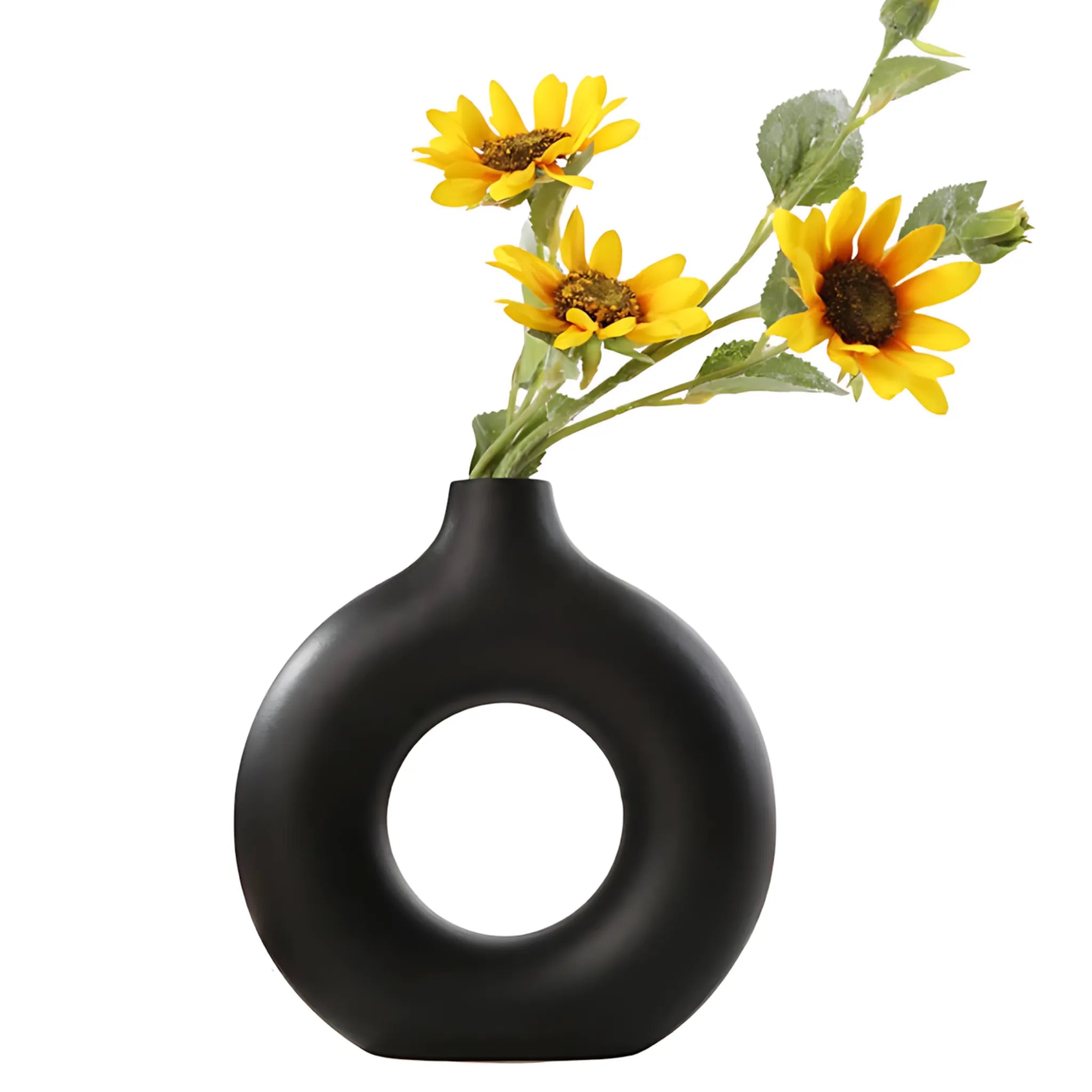 Matte ceramic vase