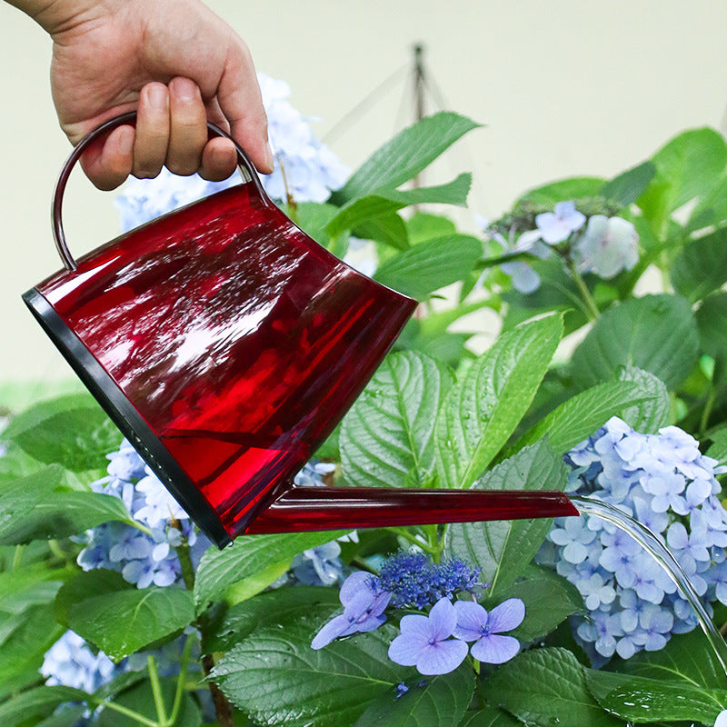 Transparent Watering Can For Gardening And Watering