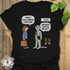 Black t-shirt featuring the design Halloween Costume printed in bold letters, stylish Halloween top.
