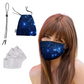 Cotton Face Mask Set - 3 Layer 100%  Reusable Face Mask  - Galaxy