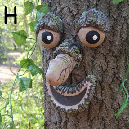 tree face decor