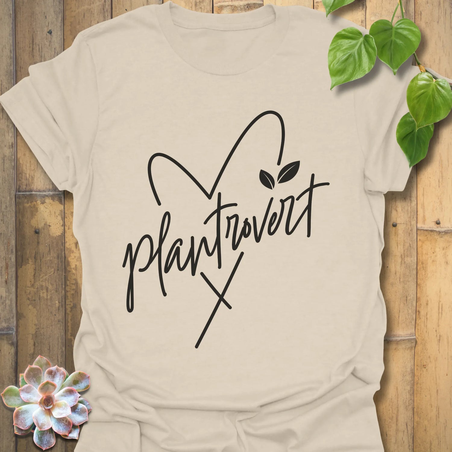 Indoor plant tee