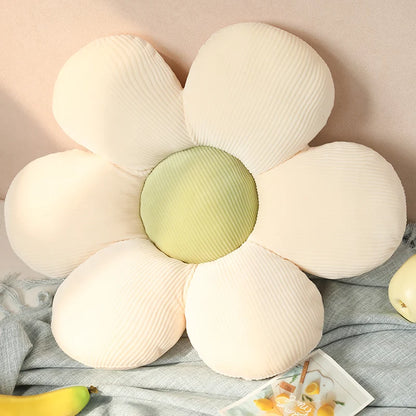 Six Petal Flower Cushion - Soft Plush Comfort in Vibrant Colors