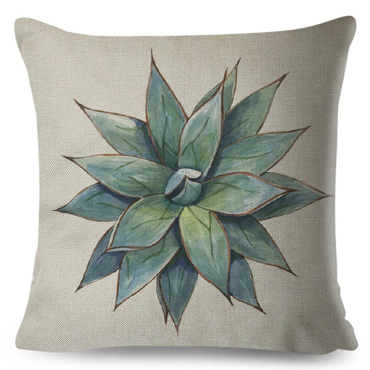 plant inspired pillow cases