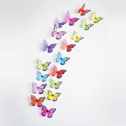 3D Butterfly Wall Stickers - 18 Pcs