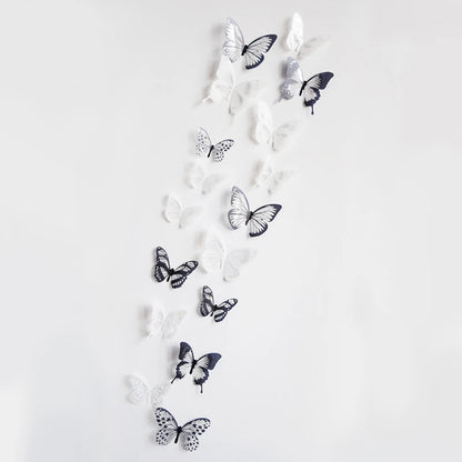 3D Butterfly Wall Stickers - 18 Pcs