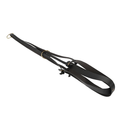 Scandinavian PU Leather Plant Hanger Black  - Clearance