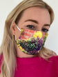 Disposable Medical Face Masks | 120 Medical Grade Flower Puff & Orange Bloom Face Masks | 12x10 Mixed Pack Adult