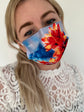 Medical Grade Disposable Face Mask 3-Ply Orange Bloom  10 x 10 Packs | 100 Masks              ack Adult