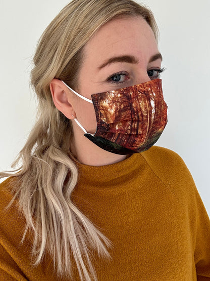 Medical Face Masks |  Disposable Masks | Autumn Forest 10x10 Pack Adult