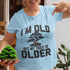 Light Blue t-shirt featuring the design "I&