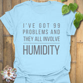 Light blue t-shirt featuring the design "I&