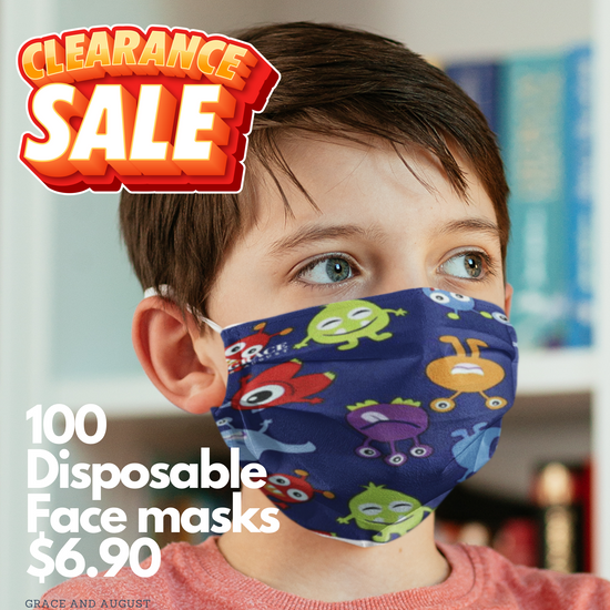 kids disposable face mask sale