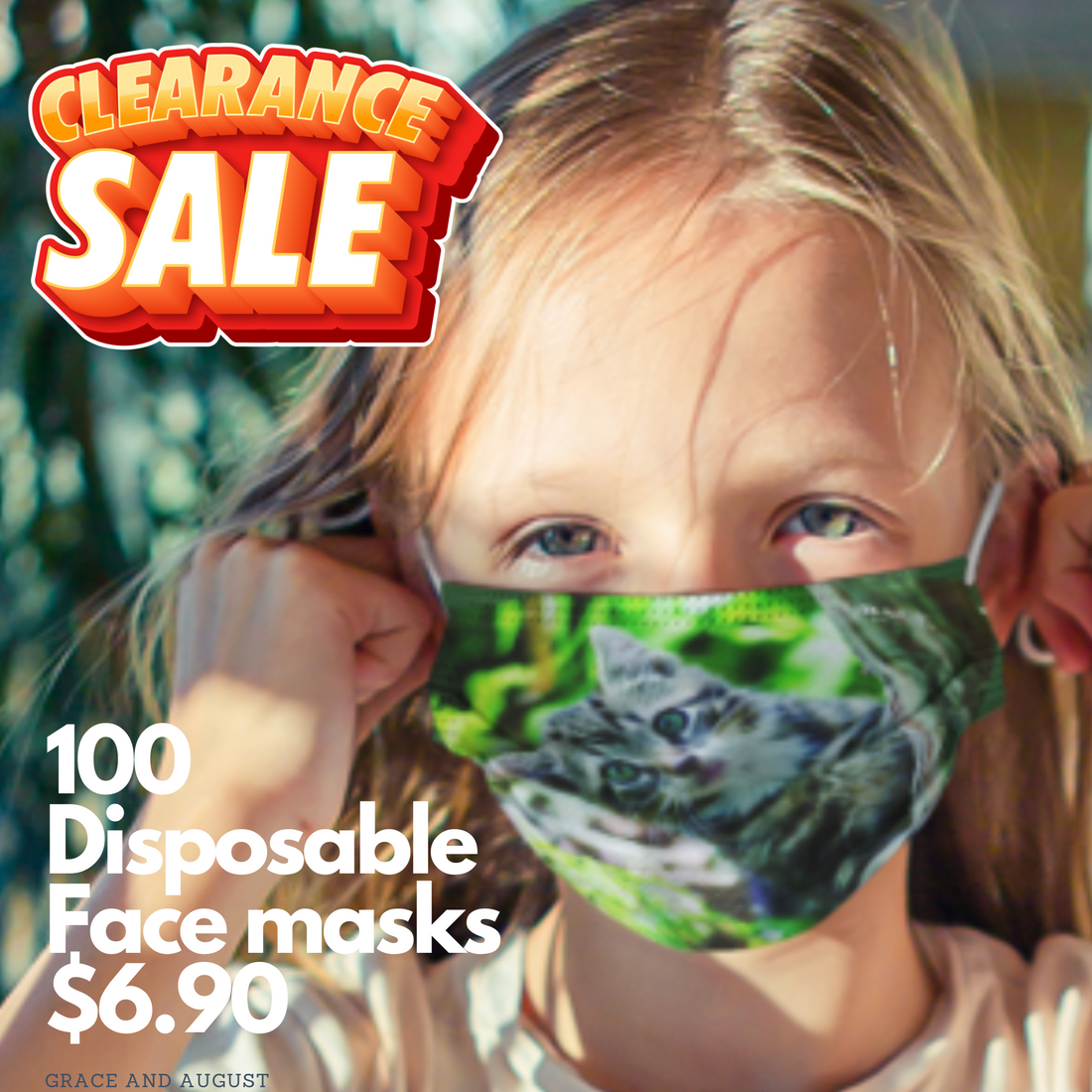 disposable childs face mask