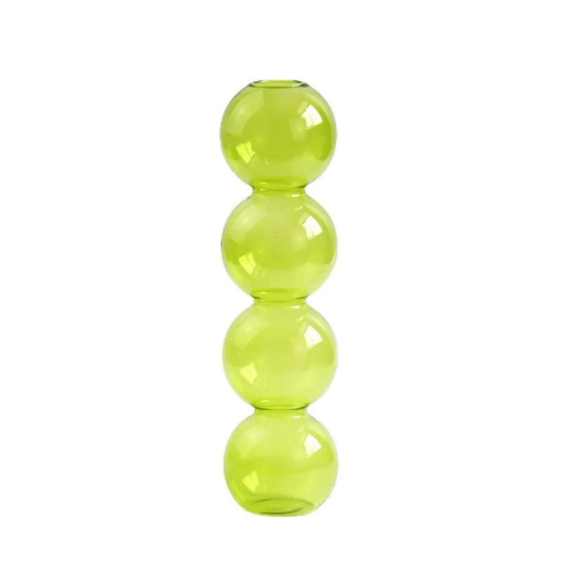 lime green bubble vase