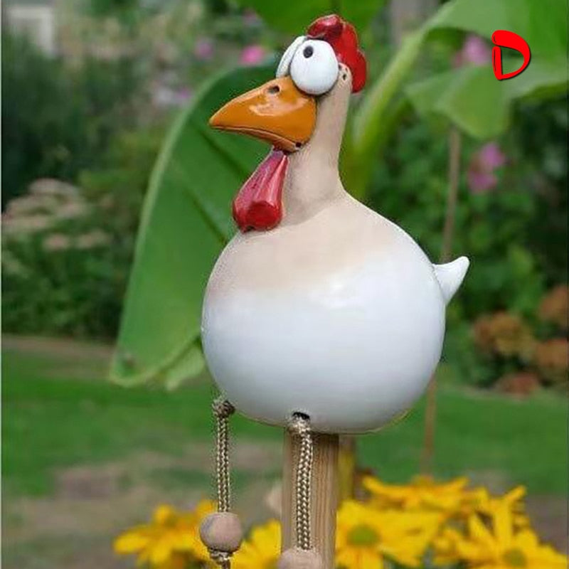 chicken with dangly legs