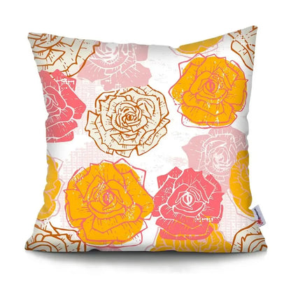 floral cushion cover