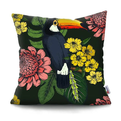 Toucan pillow cover