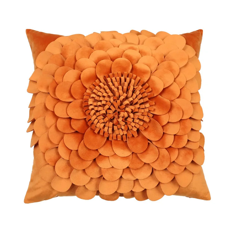 Leaf patterns cushion cover
