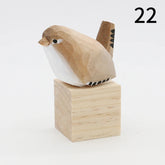 wooden hand crafted bird