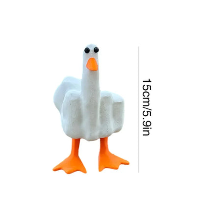 Middle Finger Duck Decor
