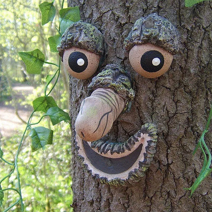 garden tree faces