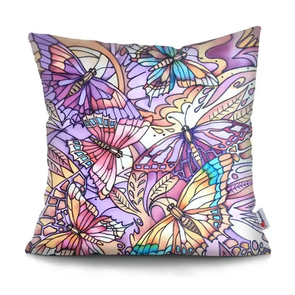 butterfly cushion cover