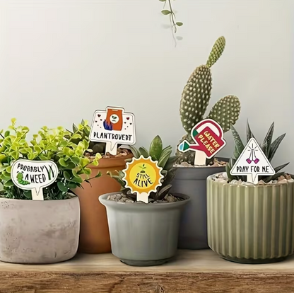 Emotional Support Plant Stakes (Set of 10) – Clearance