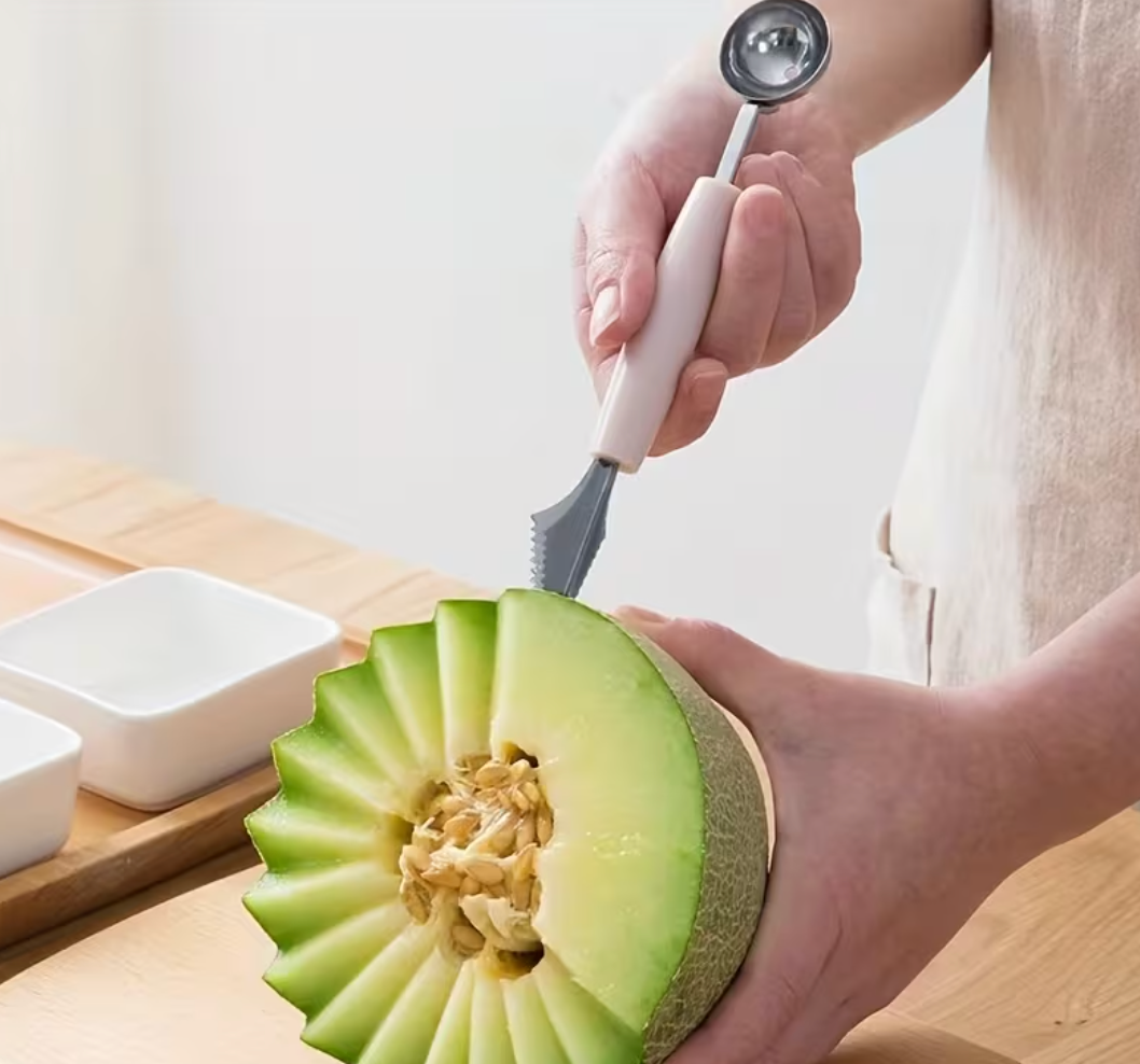 Melon Baller &amp; Fruit Carving Tool – Stainless Steel (Clearance)