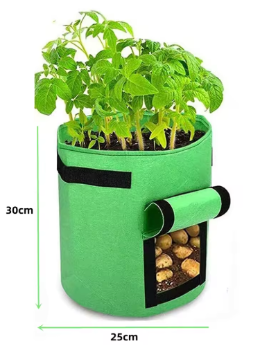 15L Felt Potato Growing Bag – With Harvest Window - Clearance