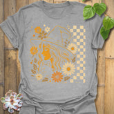 Sport Grey t-shirt featuring the design Garden Witch Vibes printed in  witchy garden shirt.