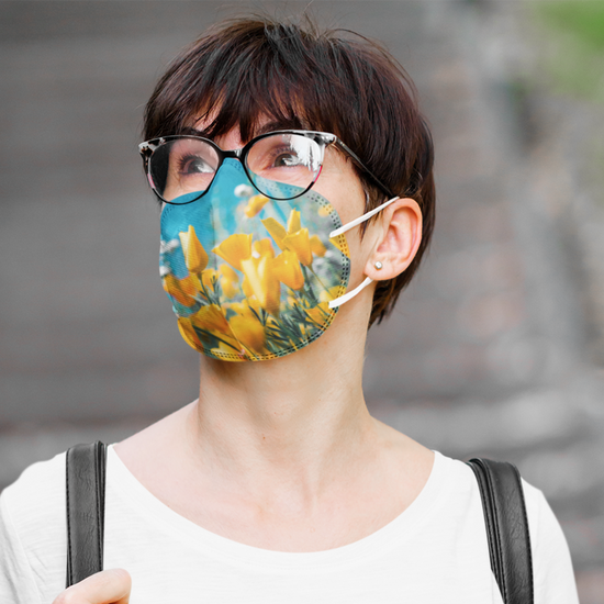 Masks KN95 NZ | Disposable Face Masks |   10 pack Summertime Print CLEARANCE