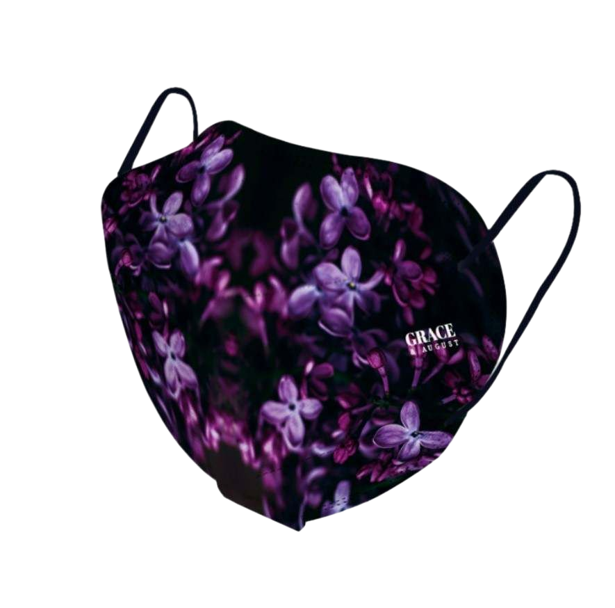 KN95 Disposable Protective Face Masks – Lilac Design (10- per pack)
