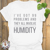 White t-shirt featuring the design "I&