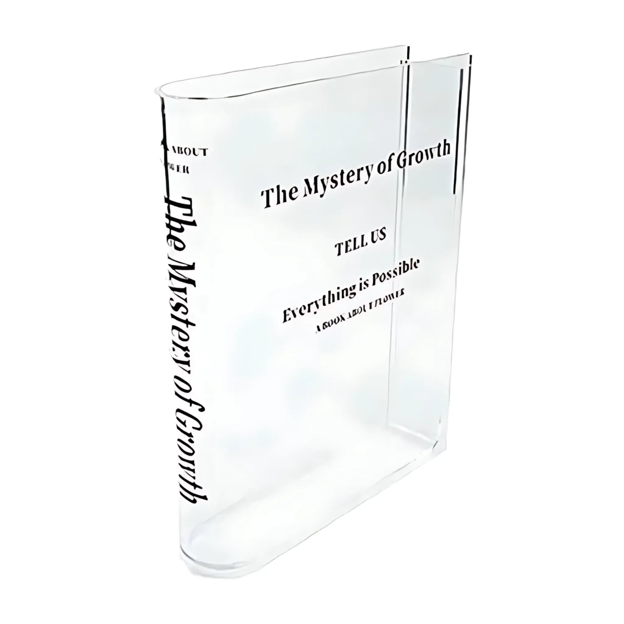 Acrylic Book Flower Vase - Modern Decorative Home Decor China Flower Vase