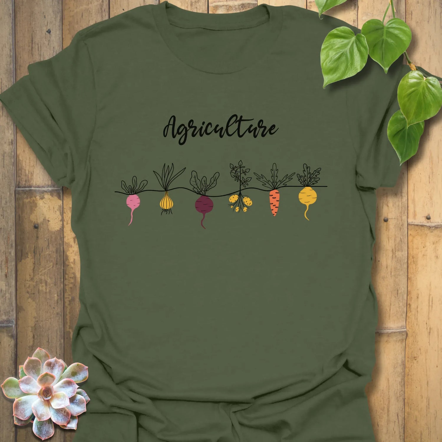 Agriculture T-shirt Military Green / S T-Shirt