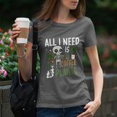 All I need Is Coffee & Plants T-Shirt Charcoal / S T-Shirt