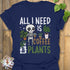 All I need Is Coffee & Plants T-Shirt Navy / S T-Shirt