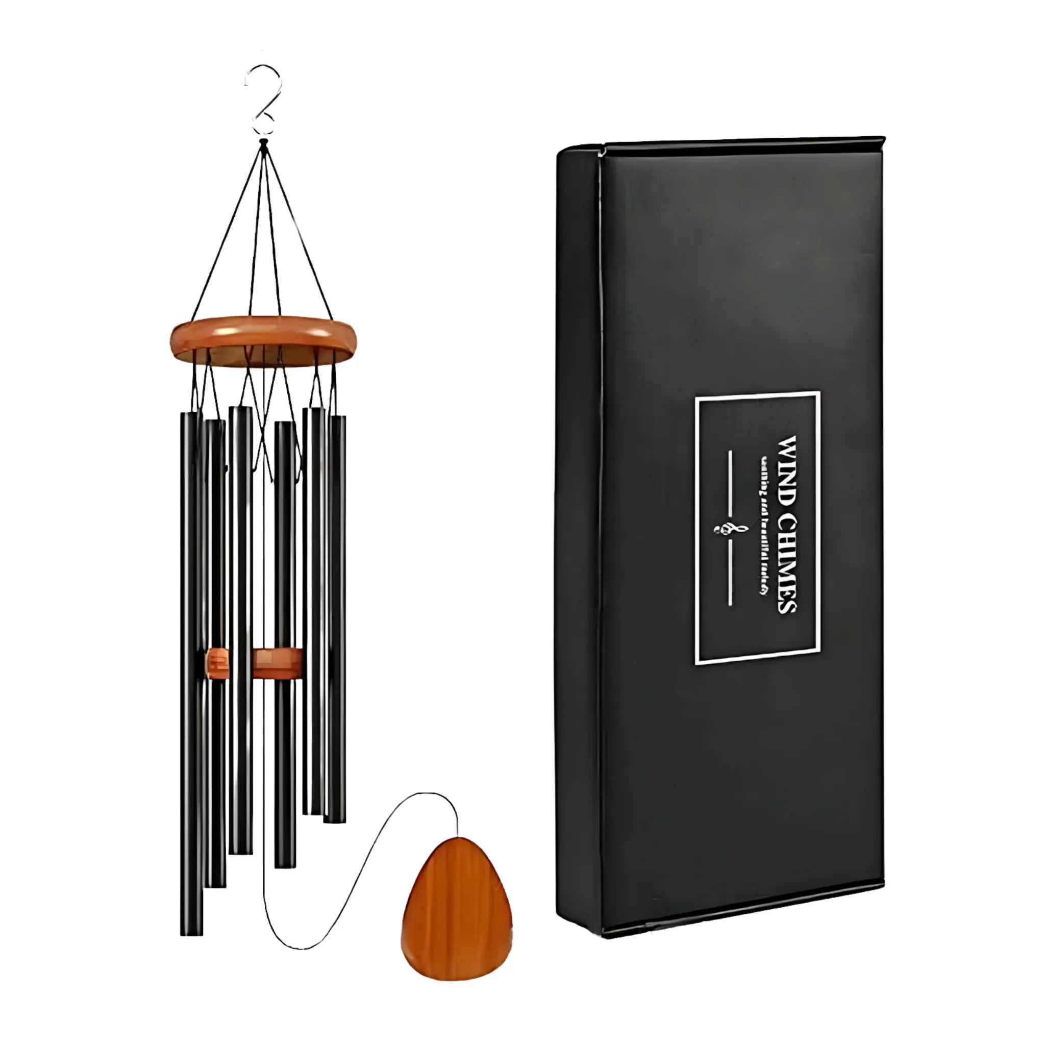 Aluminum Wind Chimes – 6-Tube, Soothing Outdoor Decor 64.7x8.1cm Wind Chime