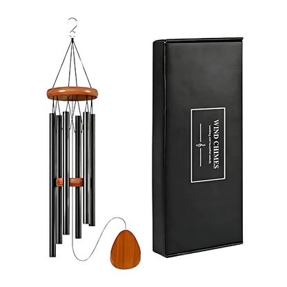 Aluminum Wind Chimes – 6-Tube, Soothing Outdoor Decor 64.7x8.1cm Wind Chime