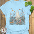 Among The Wildflowers T-shirt Light Blue / S T-Shirt