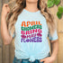 April Shower T-shirt Light Blue / S T-Shirt