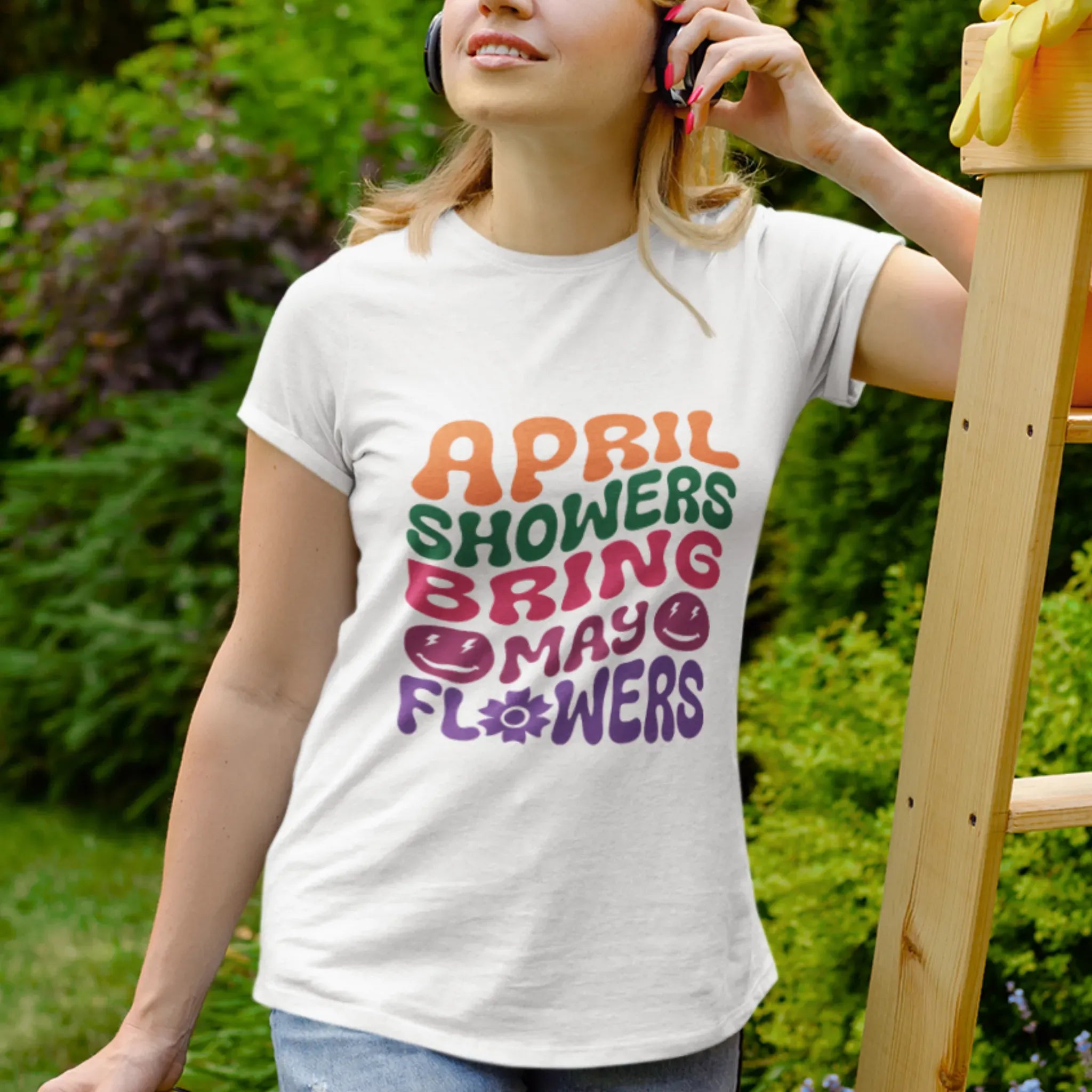 April Shower T-shirt White / S T-Shirt
