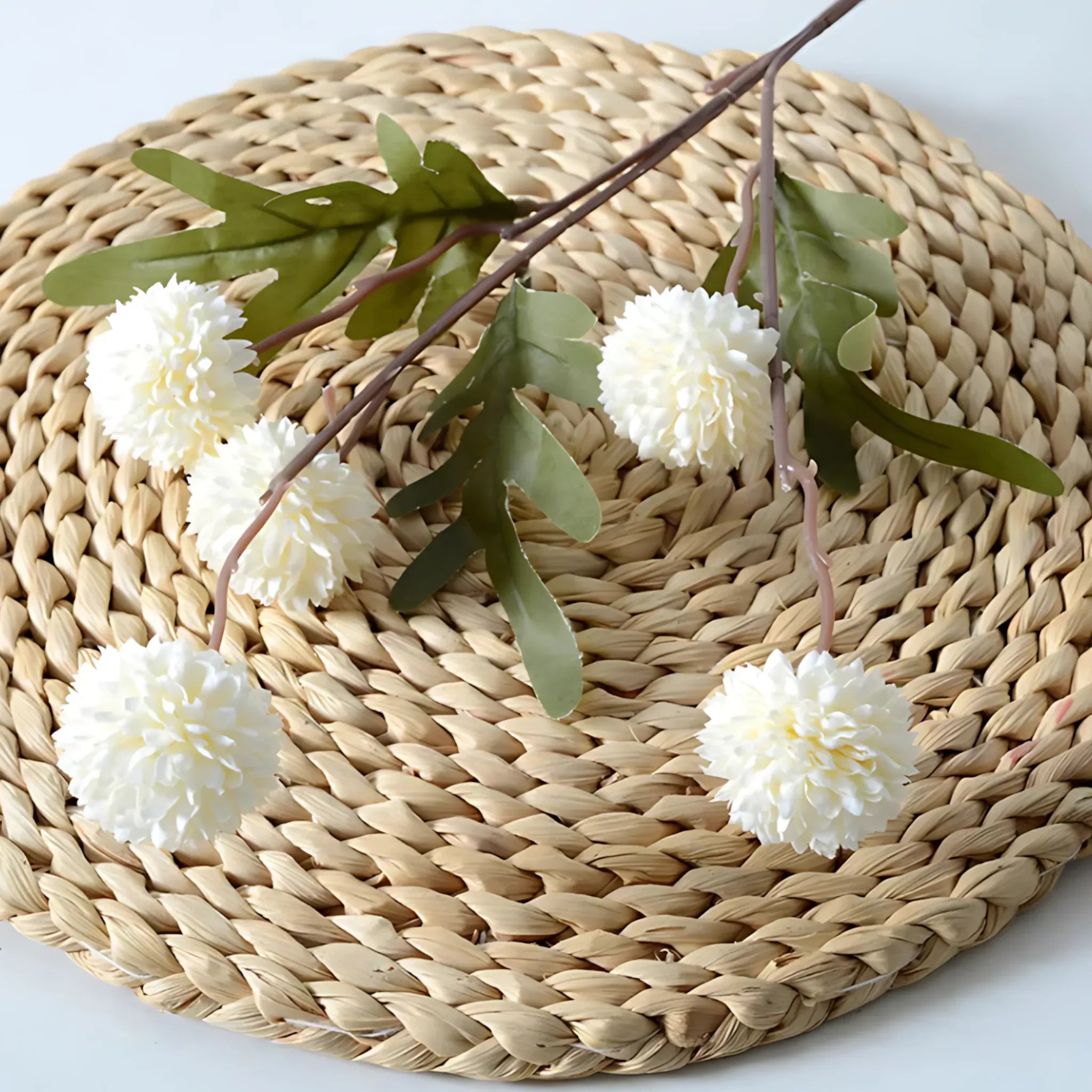 Artificial Dandelion Bouquet - 5 Heads for Wedding &amp; Decor Artificial Plants