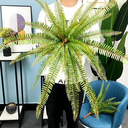 Artificial Fern Plant L 65cm 30Leaves Artificial Plants
