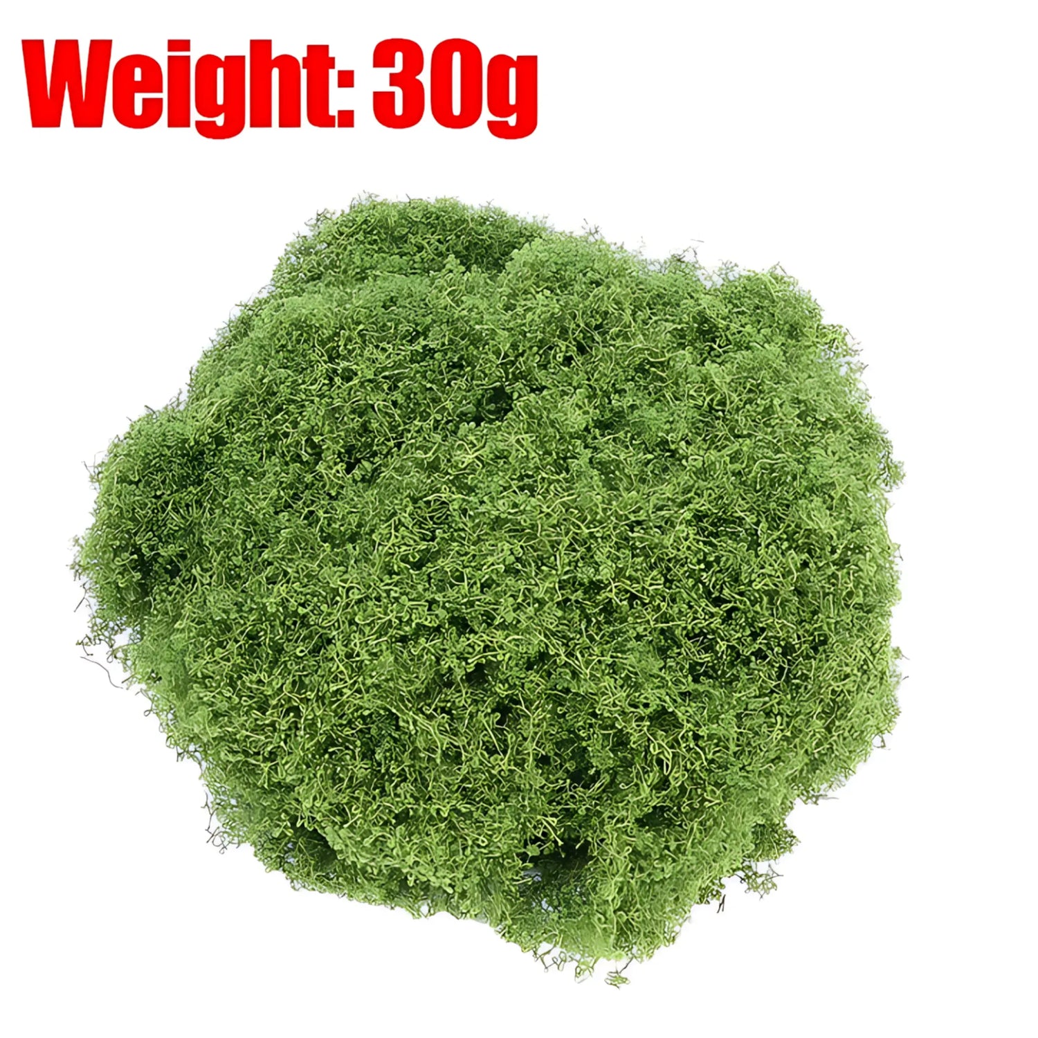 Artificial Moss Decor - Lush Green Lawn for DIY &amp; Landscaping 30g Artificial Moss