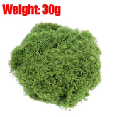 Artificial Moss Decor - Lush Green Lawn for DIY & Landscaping 30g Artificial Moss